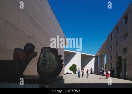 Kunstmuseum Bonn, Architekt: Axel Schultes, Museums-Meile, Bonn, NRW,Deutschland, Europa | Musée d'art de Bonn, architecte : Axel Schultes, The Museum Mile Banque D'Images