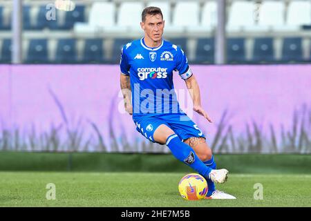 Empoli, Italie.09th janvier 2022.Leo Stulac (Empoli) pendant Empoli FC vs US Sassuolo, football italien série A match à Empoli, Italie, janvier 09 2022 crédit: Agence de photo indépendante/Alamy Live News Banque D'Images