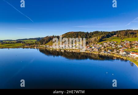 Hopfen am See, Hopfensee, Allgau, Bavière, Allemagne Banque D'Images