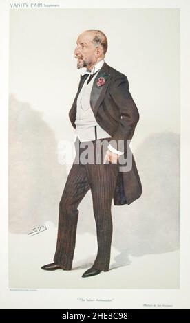 Marquis di San Giuliano Vanity Fair 19 février 1908. Banque D'Images