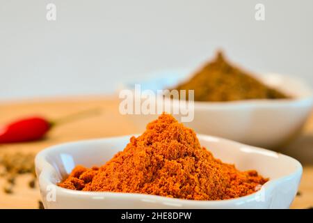 Arabian Spice Mix Ras-el-Hanout en gros plan Banque D'Images