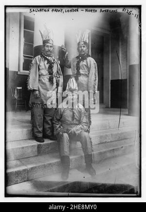 Armée du salut, Londres - Nord-Américains Banque D'Images