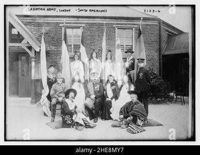 Armée du salut, Londres - Sud-Américains Banque D'Images