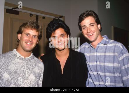 David Coulier, John Stamos et Bob Saget Circa années 80 crédit : Ralph Dominguez/MediaPunch Banque D'Images