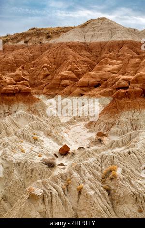 USA, Utah, Grand Staircase-Escalante National Monument, érosion dans la région de Toadstool Hoodoos Banque D'Images