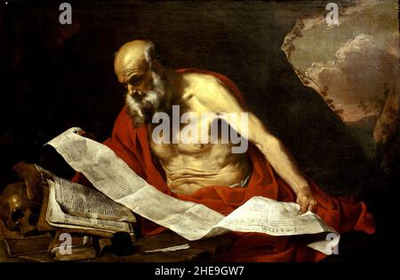 San Girolamo in lettura - Van Somer. Banque D'Images