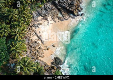 Plage de la liberté plage secrète à Phuket en Thaïlande Banque D'Images