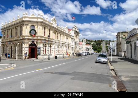 Criterion Hotel dans l'Oamaru, cité victorienne historique en Nouvelle-Zélande Banque D'Images