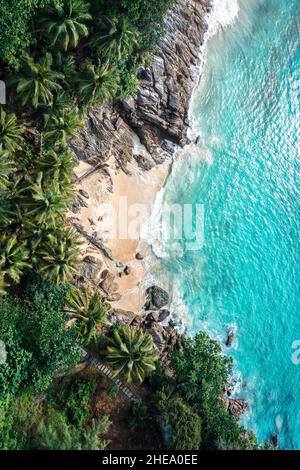 Plage de la liberté plage secrète à Phuket en Thaïlande Banque D'Images