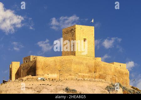 Castillo Calatrava de Alcaudete, Jaen Banque D'Images