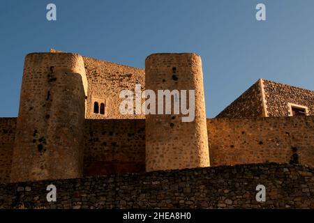 Castillo Calatrava de Alcaudete, Jaen Banque D'Images