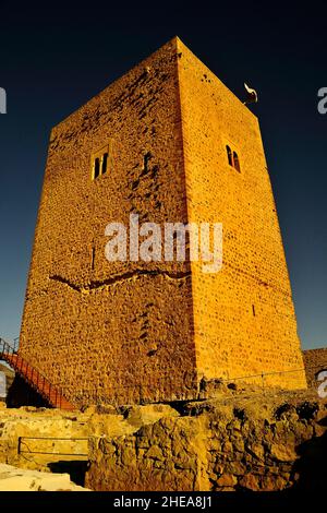 Castillo Calatrava de Alcaudete, Jaen Banque D'Images