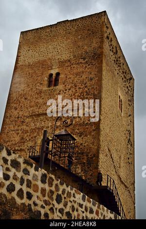 Castillo Calatrava de Alcaudete, Jaen Banque D'Images