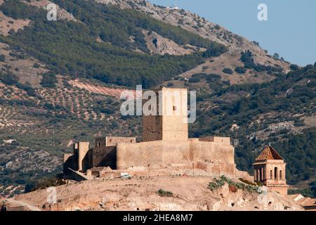 Castillo Calatrava de Alcaudete, Jaen Banque D'Images