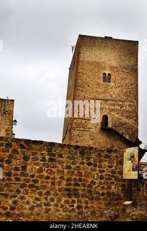 Castillo Calatrava de Alcaudete, Jaen Banque D'Images