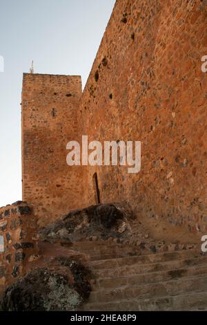 Castillo Calatrava de Alcaudete, Jaen Banque D'Images