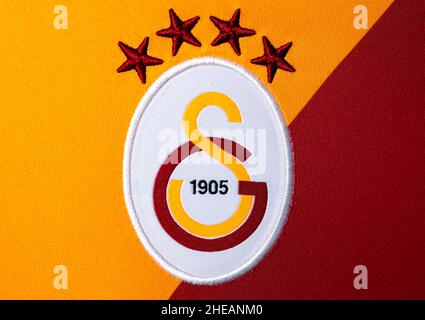 Close up de Galatasaray Spor Kulübü kit Banque D'Images