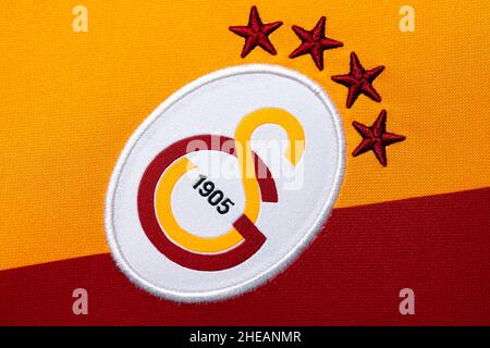 Close up de Galatasaray Spor Kulübü kit Banque D'Images