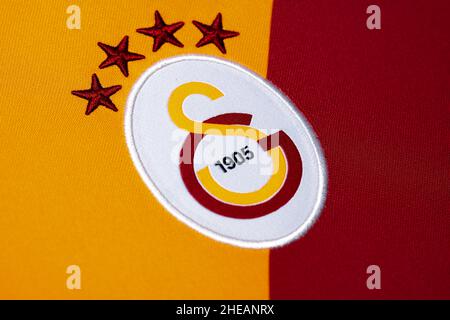 Close up de Galatasaray Spor Kulübü kit Banque D'Images