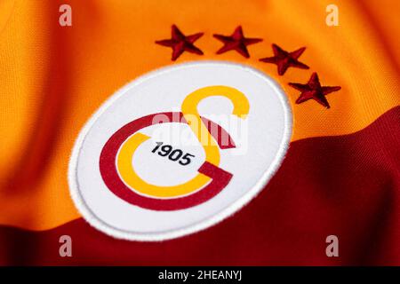 Close up de Galatasaray Spor Kulübü kit Banque D'Images