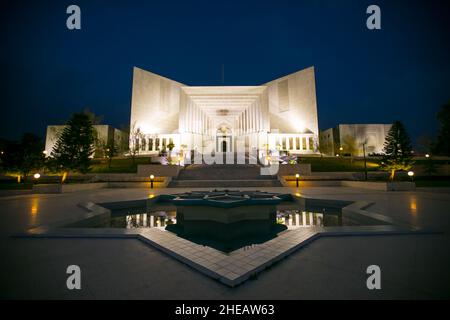 Une belle vue Cour suprême du Pakistan Banque D'Images