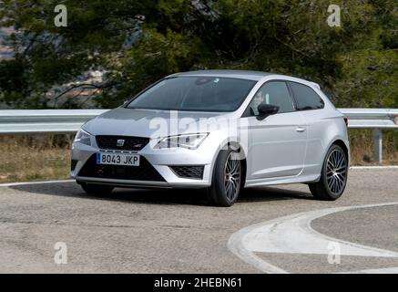 2016 PLACES Leon Capra 290 espagnol Hot Hatch Banque D'Images