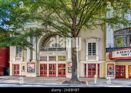 Le théâtre de novembre est un monument vieux d'un siècle situé dans le quartier historique commercial de Broad Street, connu à l'origine sous le nom de l'Empire Theatre. Banque D'Images