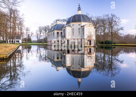 'S Graveland, PAYS-BAS - 09 janvier 2022: Maison ou château de Trompenburgh a été construit pour admiraal Cornelis Tromp au 16th siècle (région de Gooi Banque D'Images