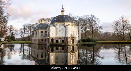 'S Graveland, PAYS-BAS - 09 janvier 2022: Maison ou château de Trompenburgh a été construit pour admiraal Cornelis Tromp au 16th siècle (région de Gooi Banque D'Images