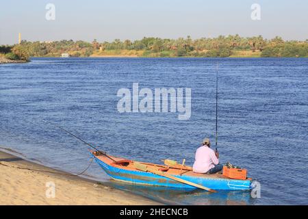 Égypte, haute Égypte, vallée du Nil, environs d'Assouan, Herdiab,orientation Banque D'Images