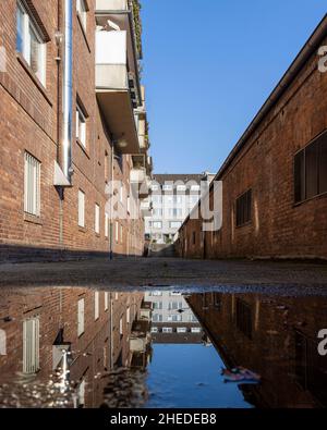 Quartier résidentiel moderne dans la ville allemande de Cologne Banque D'Images