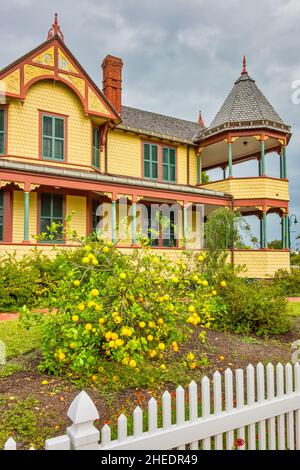 La traditionnelle maison de Pritchard de 1891 à Titusville Floride Etats-Unis Banque D'Images