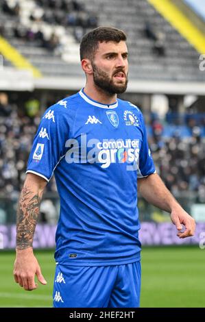 Empoli, Italie.09th janvier 2022.Patrick Cutrone (Empoli) pendant Empoli FC vs US Sassuolo, football italien série A match à Empoli, Italie, janvier 09 2022 crédit: Independent photo Agency/Alamy Live News Banque D'Images