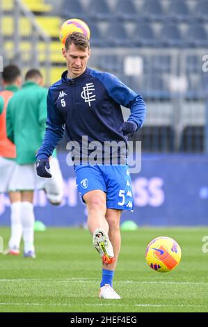 Empoli, Italie.09th janvier 2022.Leo Stulac (Empoli) pendant Empoli FC vs US Sassuolo, football italien série A match à Empoli, Italie, janvier 09 2022 crédit: Agence de photo indépendante/Alamy Live News Banque D'Images
