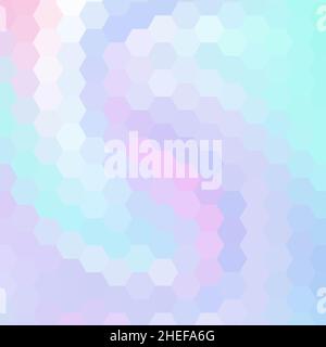 design hexagonal pastel. illustration vectorielle abstraite. style polygonal.mise en page pour la publicité Banque D'Images