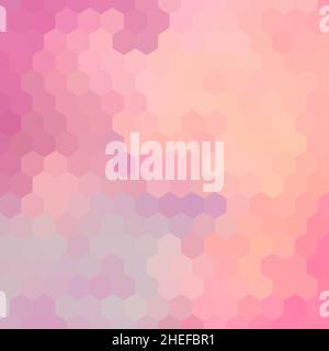 motif hexagonal rose. motif géométrique abstrait pastel. Banque D'Images