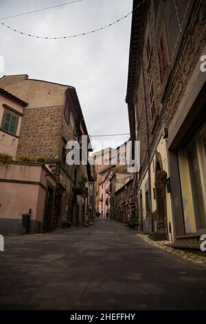 Milan, Italie.4th janvier 2022.La Tuscia et la haute Tuscia de Viterbo, l'ancienne terre des Etrusques (Credit image: © Carlo Vergani/Pacific Press via ZUMA Press Wire) Banque D'Images