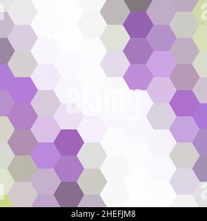design hexagonal pastel. illustration vectorielle abstraite. style polygonal.mise en page pour la publicité Banque D'Images