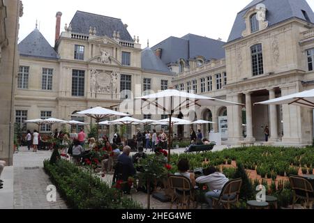 Musée Carnavalet dans le Marais, Paris, France Banque D'Images