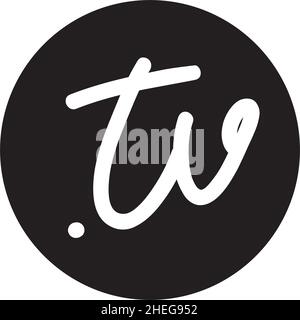 logo vectoriel de chaînes de télévision ou de texte Illustration de Vecteur