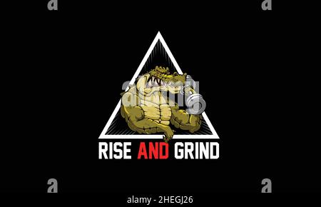 modèle vectoriel de t-shirt d'entraînement sportif de taille et de mouture Illustration de Vecteur