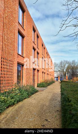 Le bâtiment Dorothy Garrod du Newnham College, un collège exclusivement féminin, de l'université de Cambridge, en Angleterre. Banque D'Images