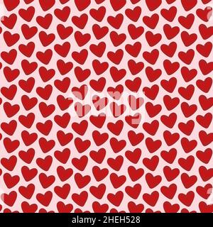 Motif coeur ombré sans couture pour les Saint-Valentin.Utilisation pour les imprimés textiles, conception de tissu également sur les printables comme les cartes de vœux, les cartes-cadeaux, l'emballage p Illustration de Vecteur
