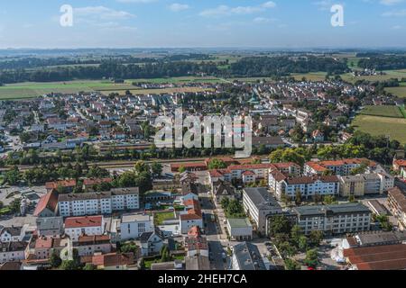 Altötting est un lieu de pèlerinage reconnu au niveau national dans la région touristique Inn-Salzach. Banque D'Images