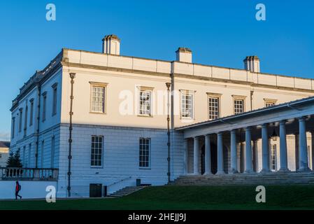 La maison de la Reine, une ancienne résidence royale construite au début du 17th siècle et conçue dans le style palladien par Inigo Jones, Greenwich, Londres, Angleterre Banque D'Images