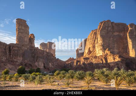 Magnifique nature d'Al Ula à KSA Banque D'Images