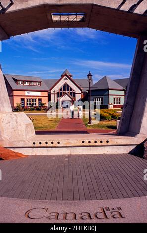 Pièces de pont dans le centre d'accueil de l'Île-du-Prince-Édouard Canada Banque D'Images