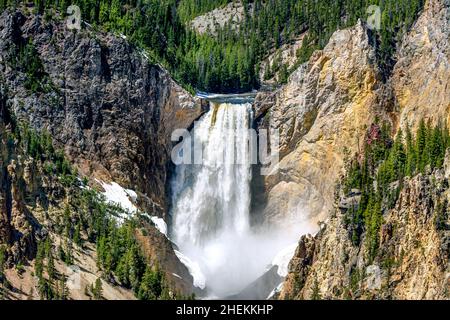 Le Parc National de Yellowstone Banque D'Images