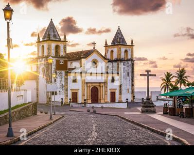 La ville coloniale d'Olinda à PE, Brésil. Banque D'Images