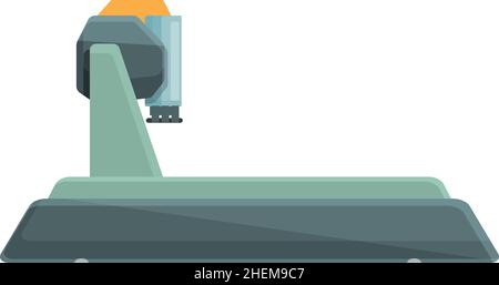 Vecteur de dessin animé d'icône de fraisage CNC.Équipement de la machine.Usine industrielle Illustration de Vecteur